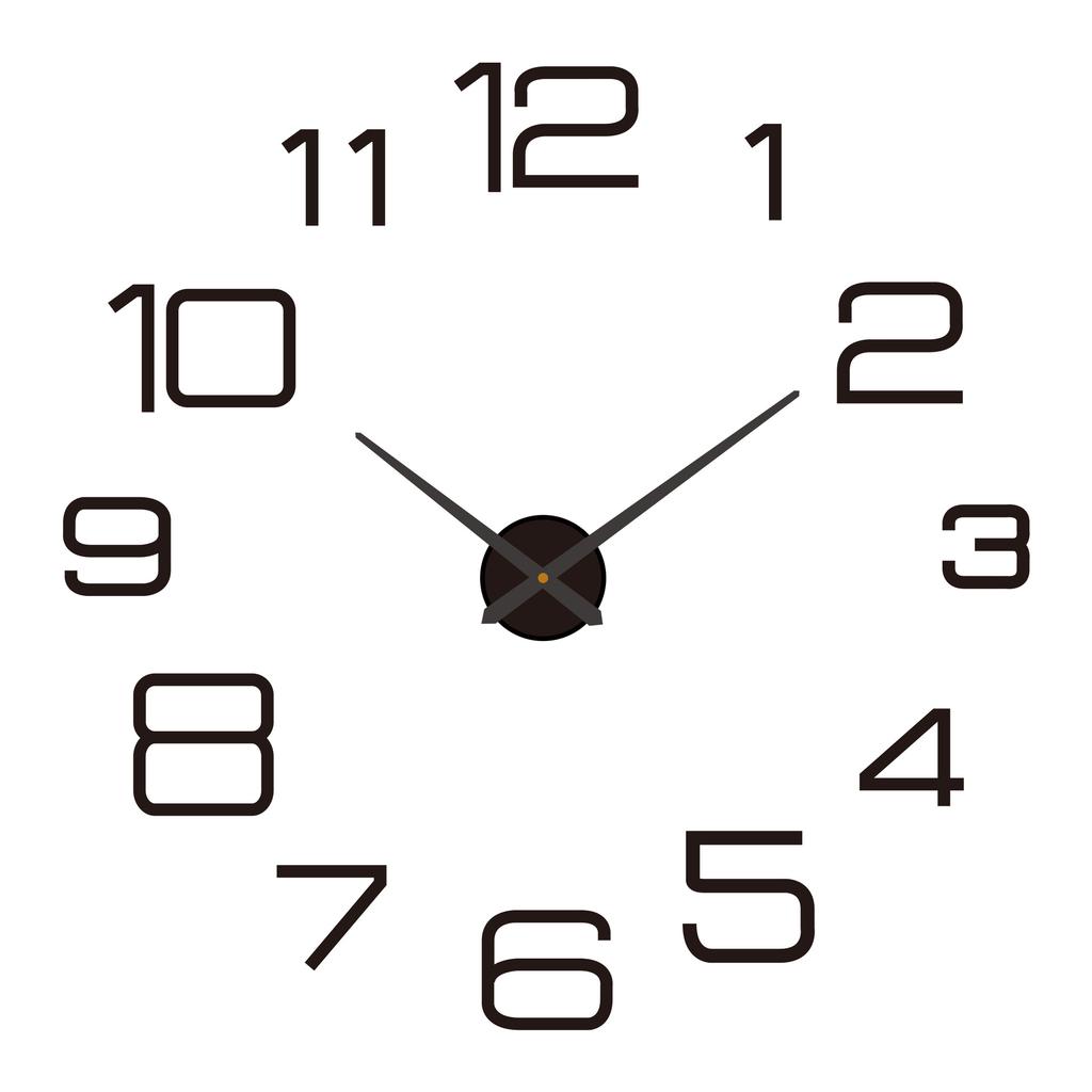 3D Wall Clock Luminous Frameless Wall Clocks DIY Digital Clock Wall Stickers Silent Clock for Home Living Room Office Wall Decor2