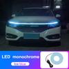Universal Car Hood Daytime Running Light Strip Waterproof Flexible LED Auto Decorative Atmosphere Lamp Ambient Backlight Car Styling Accessories