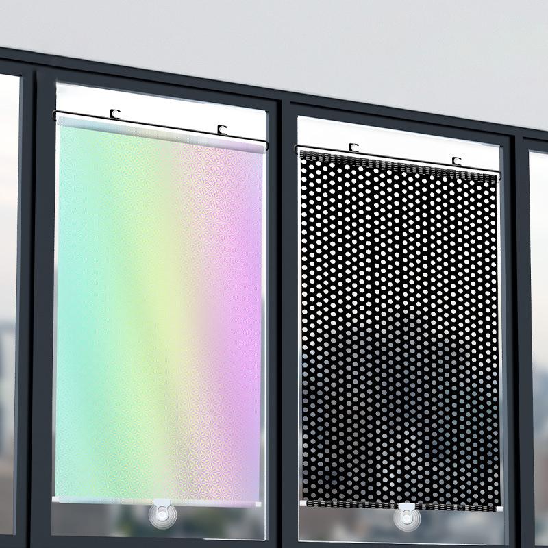 Sunshade Roller Blinds Blackout Roll Curtain Movable Terrace Blinds Curtains Inner Shutter Window Shades No Drill Cellular Shade