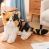 Plush Cat Lifelike Cat Plush Toy Stuffed Aniamls Simulation Cat Toy Stuffed Cat Doll  Home Decor