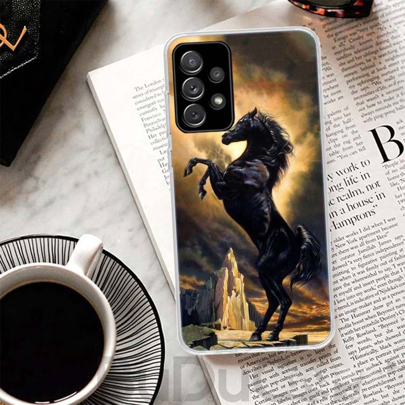 Horse Great Beauty Galloping Cover For Samsung Galaxy A51 A50 A71 A70 Phone Case A21S A31 A41 A10 A20E A30 A40 A01 A11 A6 A7 A8