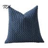 Three Dimensional Texture Pillowcase Corduroy Pillow Cover, Bubble Throw Solid Color Pillowcase, Decorative Sofa Cushion Cover Modern for Couch