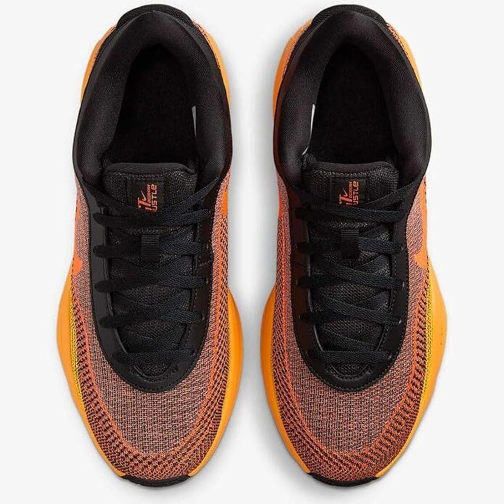 Nike Hustle Academy Size G.T. EP, Black/Laser Orange/Total Orange, FJ7808-005, 24.5cm