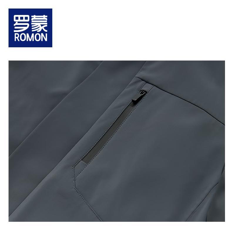 ROMON Men's Mid-Length Down Jacket