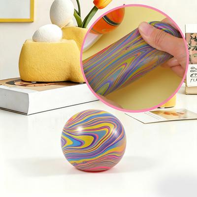 Slow Rebound Squeeze Toy Healing Stress Ball Decompressing Toy Soft TPR Sensory Ball for Adults And Children