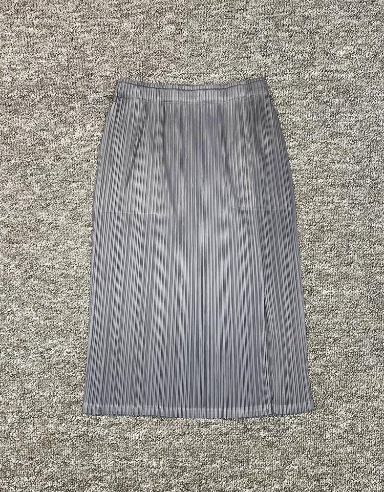 Kadın Miyake Pileli A-Kesim Etek, Büyük Beden, Yaz 2025 Koleksiyonu