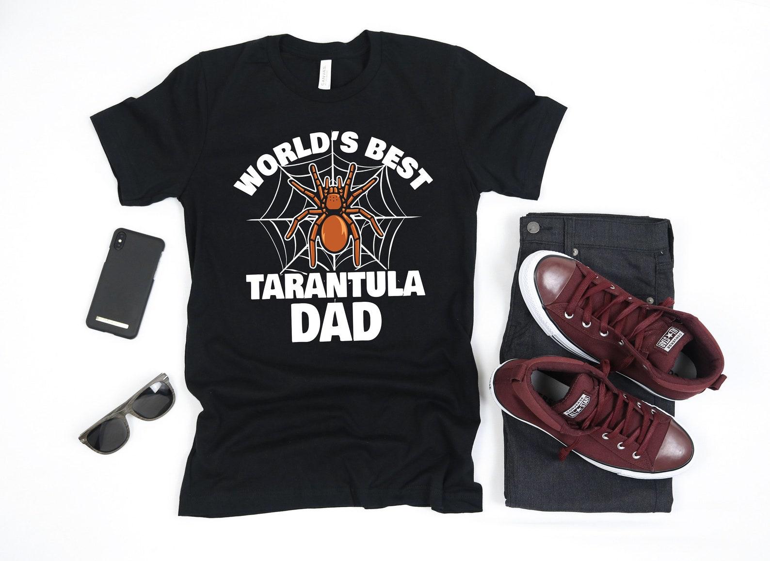 World s Best Tarantula Dad Shirt, Tarantula Dads T-Shirt, Tarantula Fathers Day Tank Top, Spider Tarantulas T-shirt, T-shirt,T-shirt XL