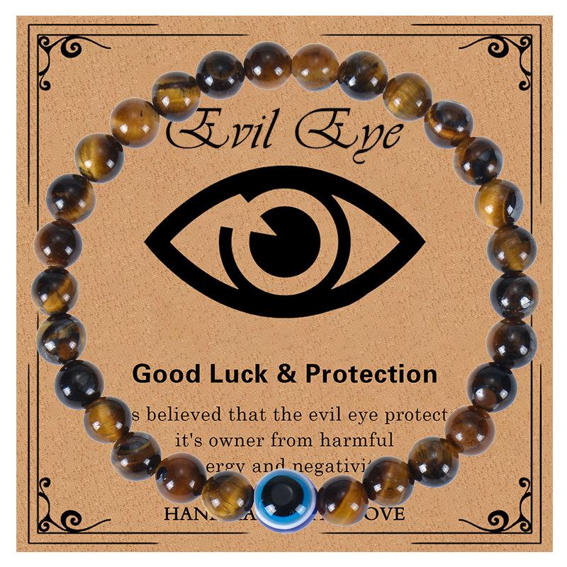 

JYL TS Bracelet Son Morse Code Conveys Love & Guiding Blessings tiger eye глубокое, шафрана