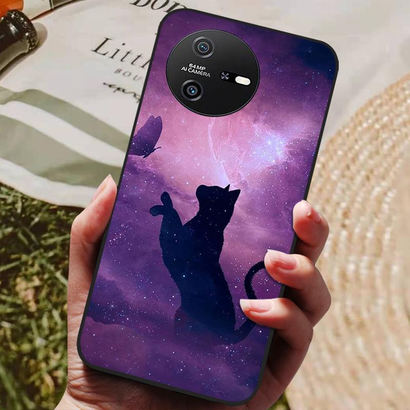 Per OSCAL TIGER 12 Custodia Silicone Morbido Lusso Antiurto Cover per Oscal Tiger 12 TPU Coque Gatto Carino Funda Shell Oscal Tiger12