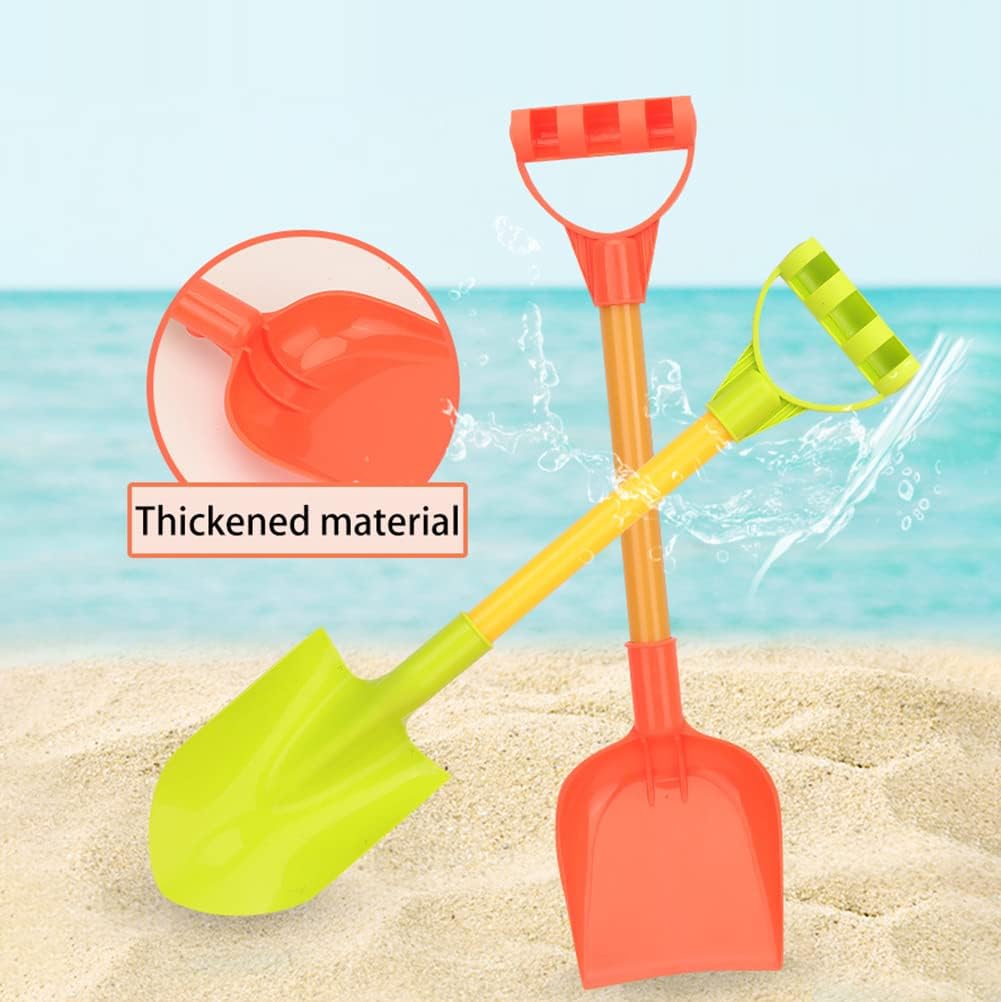6 Piece Sand Toy Beach Toy Set with Sand Wheel, Truck, Sand Molds, Bucket, Shovel, Water Toy Set, Outdoor Toy for Boys Girls 3 4 5 6 7 Years
