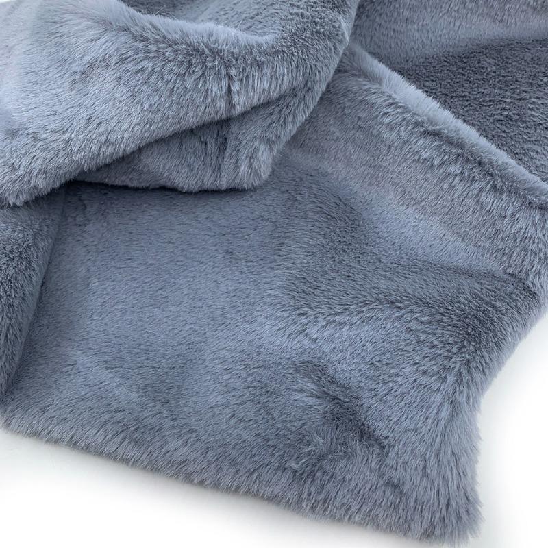 10mm Thickened Imitate Rabbit Fur Plush Fabric Thickened Polyester Artificial Wool Doll Cotton Doll Material Decorative Fabric