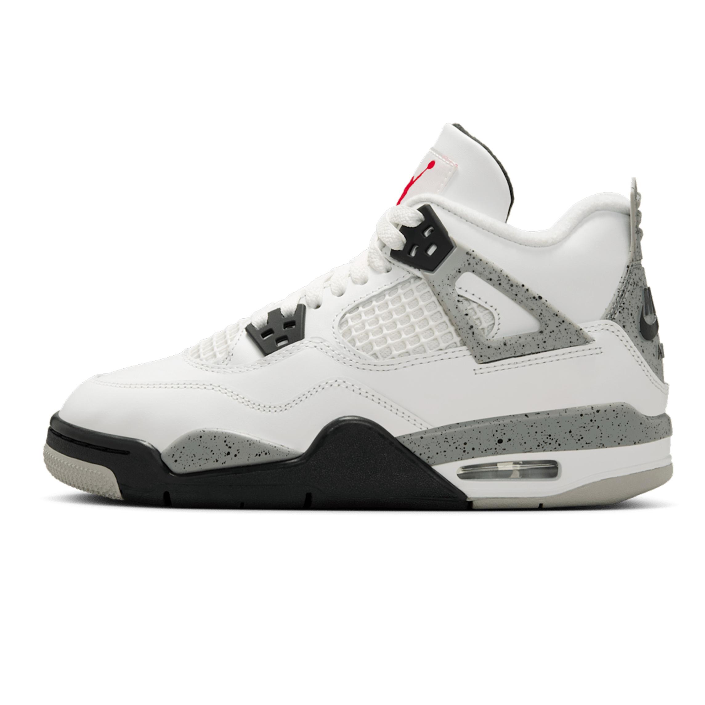 (GS) Air Jordan 4 Retro White Cement 2025 Kids IB4171-100