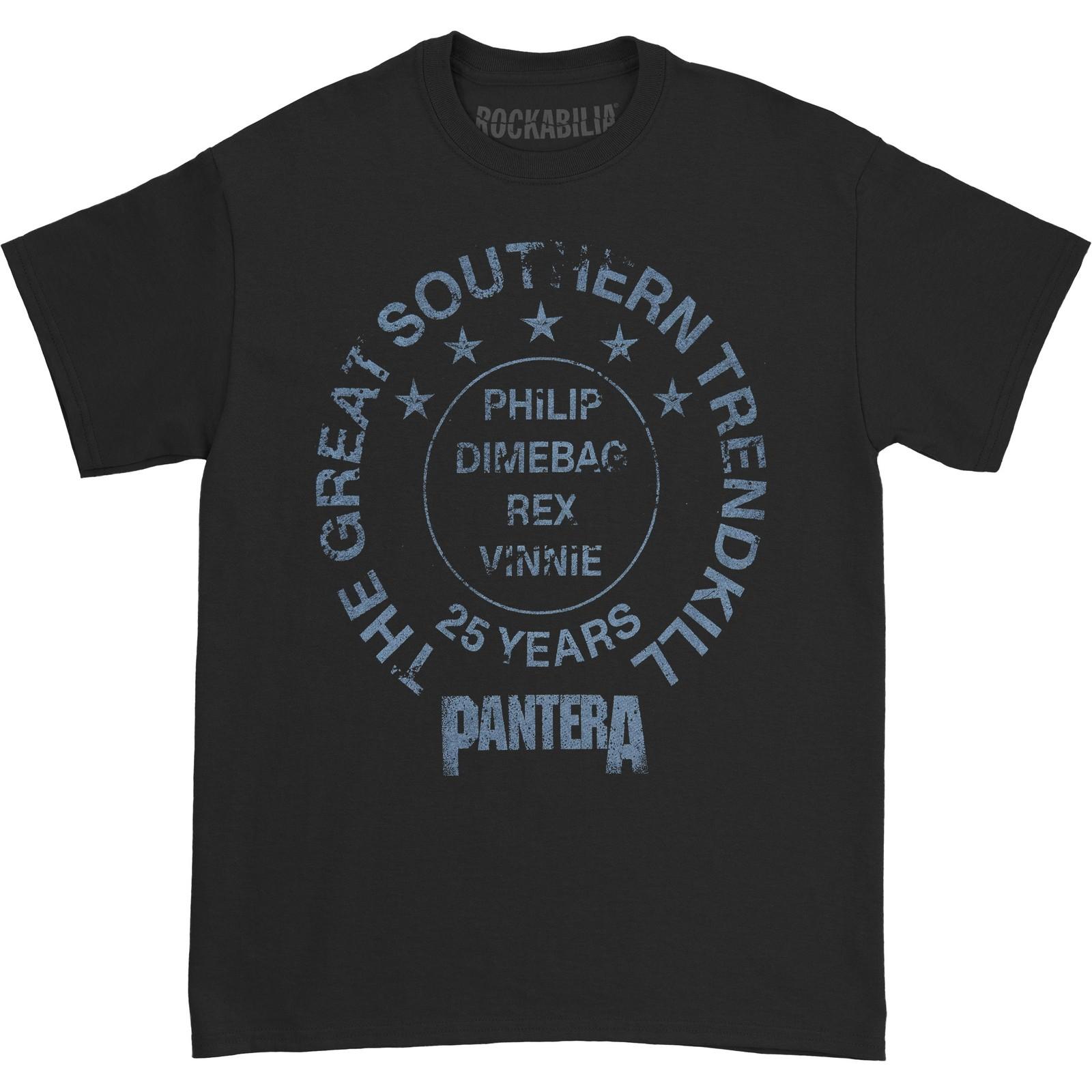 Men s Pantera 25 Years Trendkill Slim Fit T-shirt XX-Large Black XXL