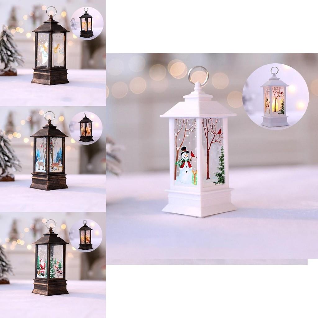 Exquisite Santa Claus Hanging Lantern Led Light Lamp Ideal For Holiday Decor