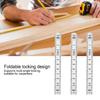 3PCS 10 Fold Folding Ruler Plastic Linear Measurement Tools Durable Metric Measuring Tool  Carpentry