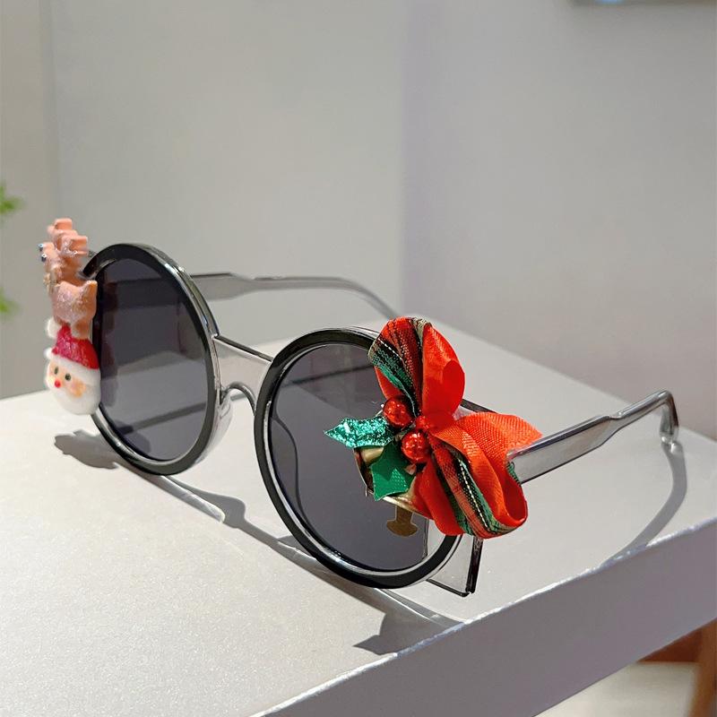 Oversized Round Merry Christmas Luxury Brand Designer Sunglasses Women For Men Vintage Popular Party Decorate Punk Sun Glasses
