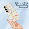 For Samsung Galaxy S25+ Case Floral Bow Pattern Printing Straight Edge TPU Phone Back Cover
