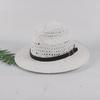 Hat Men's Summer Straw Hat Casual Beach Seaside Sun Hat Jazz Top Hat Sun Hat Women's Sunscreen Big Brim
