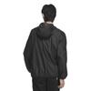 Adidas Rdy Hooded Windbreaker Jacket Light Gray Heather Solid a Jersey Top with a Small Logo and Regular Men's Wind. (KWX77), Gray/White (JG8532),