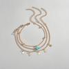 Feet Beach Stars Tassel Cross Multi-layer Ladies Anklet