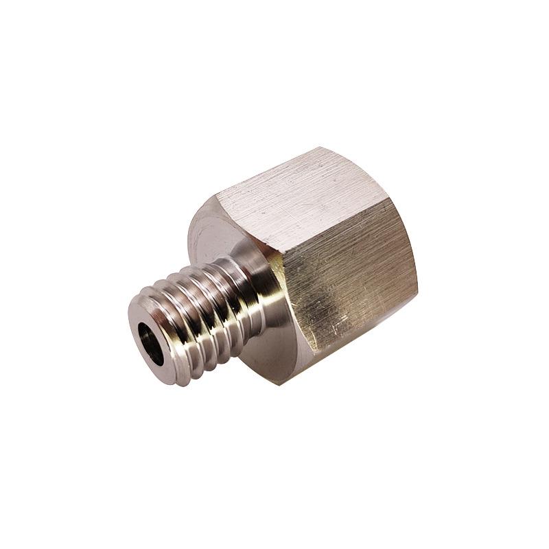 Метрический переходник с резьбой M16x1.5 (внутренняя) на M12x1.75 (наружная) - Нержавеющая сталь 304