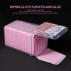 111Pcs Pink Lint-Free Nail Polish Remover Wipes UV Gel Glue Removal Cotton Pads for Manicure & Makeup Cleaning Tools
