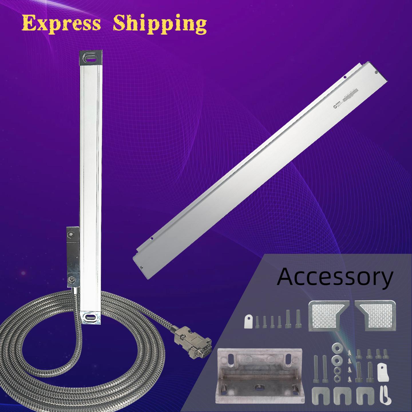 

KA-300 Grating Ruler Sensor DRO 1um TTL Glass Linear Scale for Lathe Turning Milling Machine 120mm-520mm Available Sizes 470mm 1um-170mm