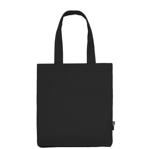 Neutral Plain Twill Long Handle Tote Bag