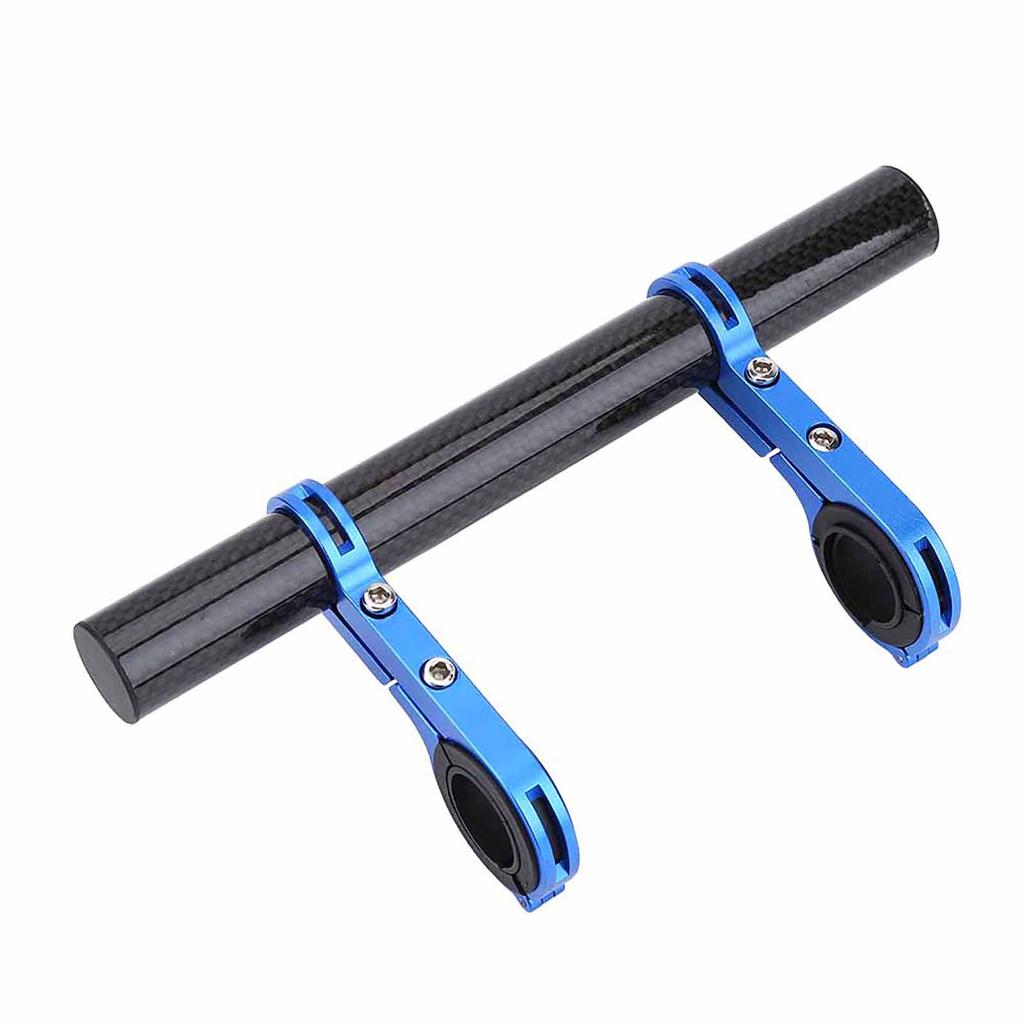 Bicycle Handlebar Bracket Extension Mount Holder for Bike Light Flashlight Speedometer(Blue)