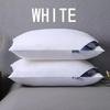 Soft Microfiber Pillow With 9-Hole Fiber Fill Hypoallergenic Neck Support Adults Multiple Colors Available
