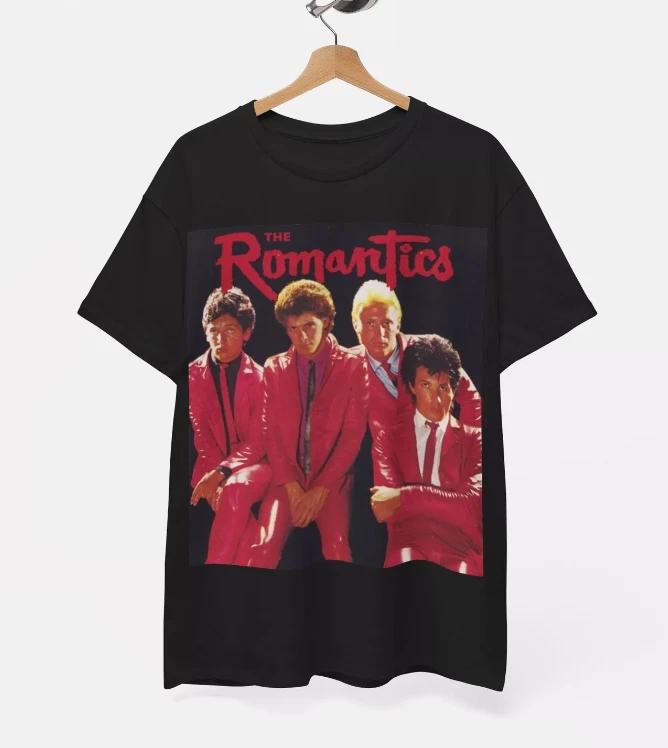 The Romantics Tshirt Band Poster Retro Unisex Heavy Cotton Tee L