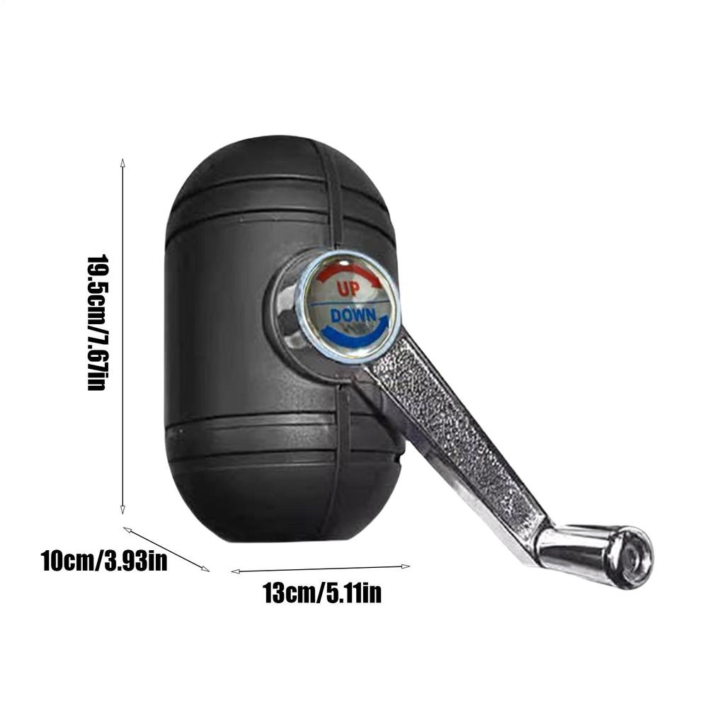 Patio Umbrella Parts Space-saving Parasol Parts Hand Cranked Long-Lasting Middle Column Umbrella For Balcony Pool Picnic Terrace