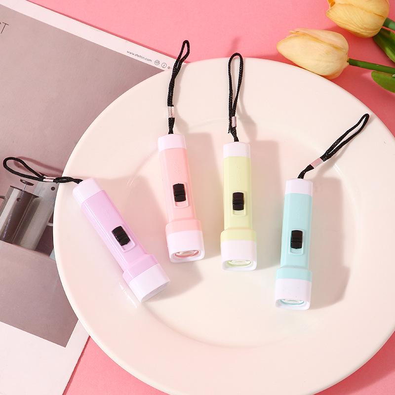 Mini Luminous Flashlight - Bright Toy In Fresh Macaron Colors