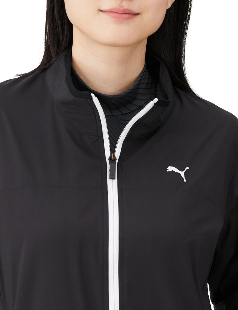 Golf Jacket Golf W ONL Stretch Taffeta FZ Window Puma Black [PUMA] [PUMA GOLF] Jacket/627697 Women's