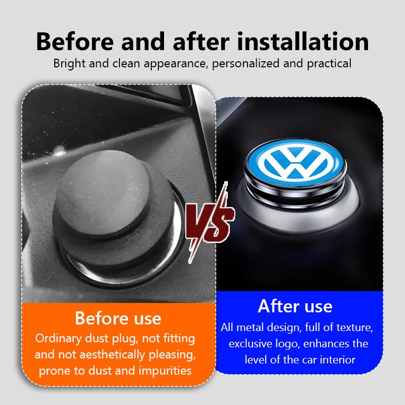 Car Cigarette Lighter Dust Cover Dustproof Cap Plug For Volkswagen VW Polo Jetta Sagitar Magotan Passat B5 B6 B7 CC Tiguan BGV1