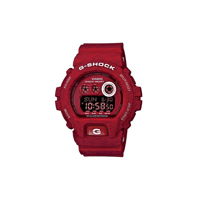 Casio G-SHOCK 200 meters waterproof quartz movement resin strap Japanese and Korean watch men s watch red dial GD-X6900HT-4 красный