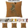Animal Cartoon Zebra Linen Pillow Cover For Sofa Couch Decor 45x45cm