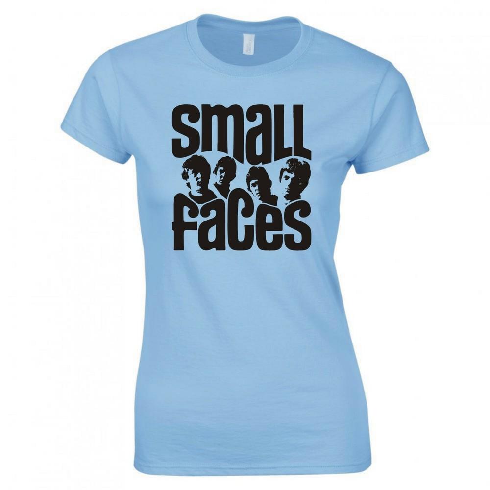 Inspired By Small Faces Mod British Rock Silouette Logo Skinny Fit Tshirt S