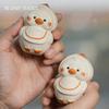Chinese Yixing Purple Clay Tea Pet Creative Handmade Duck Statue Ornaments Tea Figurine Desktop Decors Zisha Tea Set Decoration