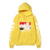 Tokyo Revengers Anime Pullover Hoodie, Takemichi Group Character Print Long Sleeve Sweatshirt Unisex Street Hoodie with Japanese Sleeve Letter