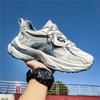 Fashion PU Leather Thick-heeled For Tourism And Hiking Mining Men's Shoes For Home Men Trekking Shoes Sneakers Sports Sabot Tenya