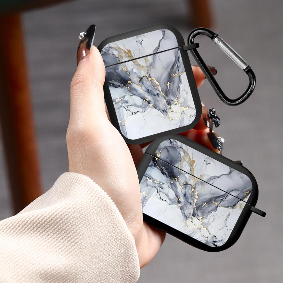 Marble Case For Airpods Pro2 3 1 Pro3 2 Pro 4 Earphone Cases Cover