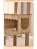 Large Space-Saving Multi-Layer Wooden Cat Tree Villa with Wear-Resistant Space Capsule Design