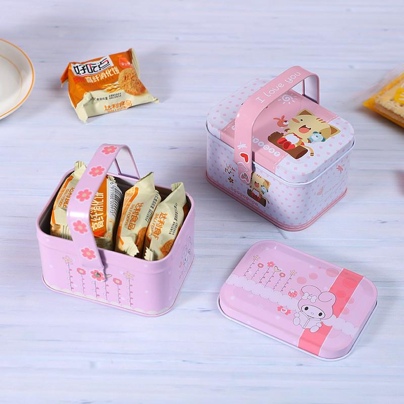 Cute Cartoon Metal Storage Box For Kids Birthday Party Gift And Decoration Home