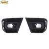 Strip Trim 2* Exterior Fog Light Lamp ABS Carbon Fiber For Ford Ranger -2024