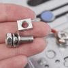 M6 Motorcycle Battery Terminal Bolts and Nuts Stainless Steel Kit Universal Replacement for Scooter ATV Dirt Bike DIY Repair