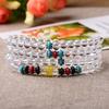 Multilayer Garnet Amethyst Beads Bohemian Wrap Bracelet Charm Women Men Wristband Jewelry Gift