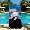 J-Jujutsu K-Kaisen S-Satoru Gojo Anime Handtuch Für Camping im Freien Strandhandtuch Super Saugfähig Schnelltrocknend Sommerhandtuch
