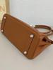 Lychee Pattern Platinum Kelly Bag: Classic European & American Light Luxury Leather Handbag, Women's Single Shoulder & Crossbody