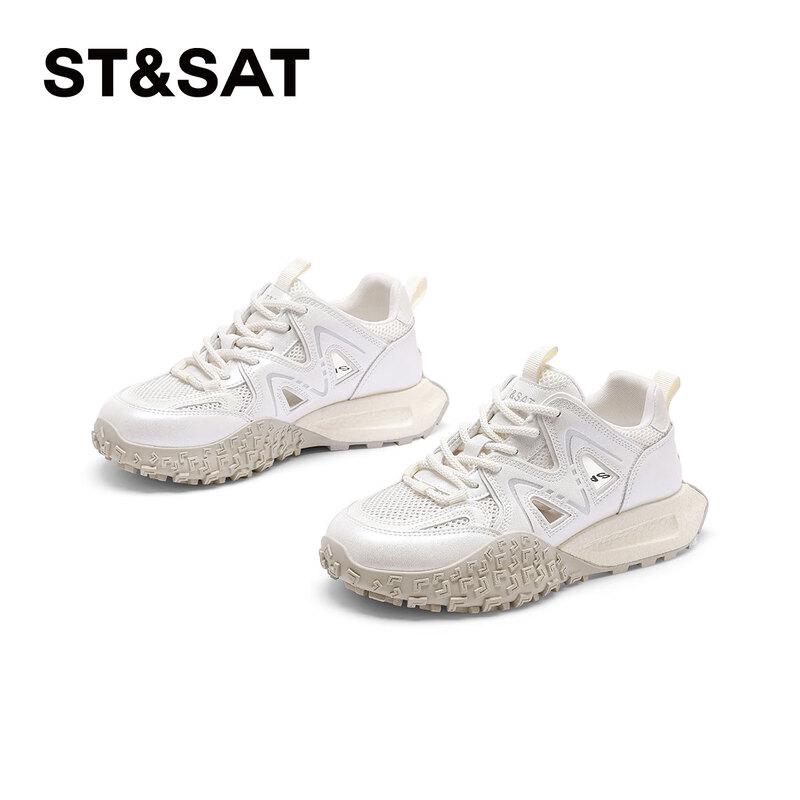 Saturday Women s Chunky Platform Shell-Toe Casual Sneakers 38 грязно-белый